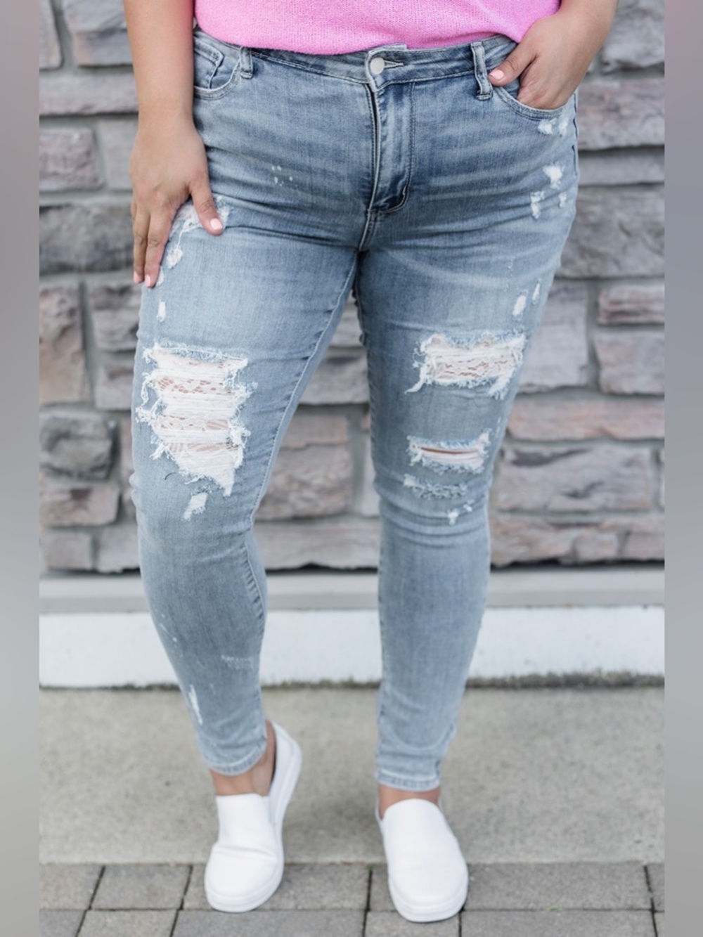 Judy Blue Lace it up Denim